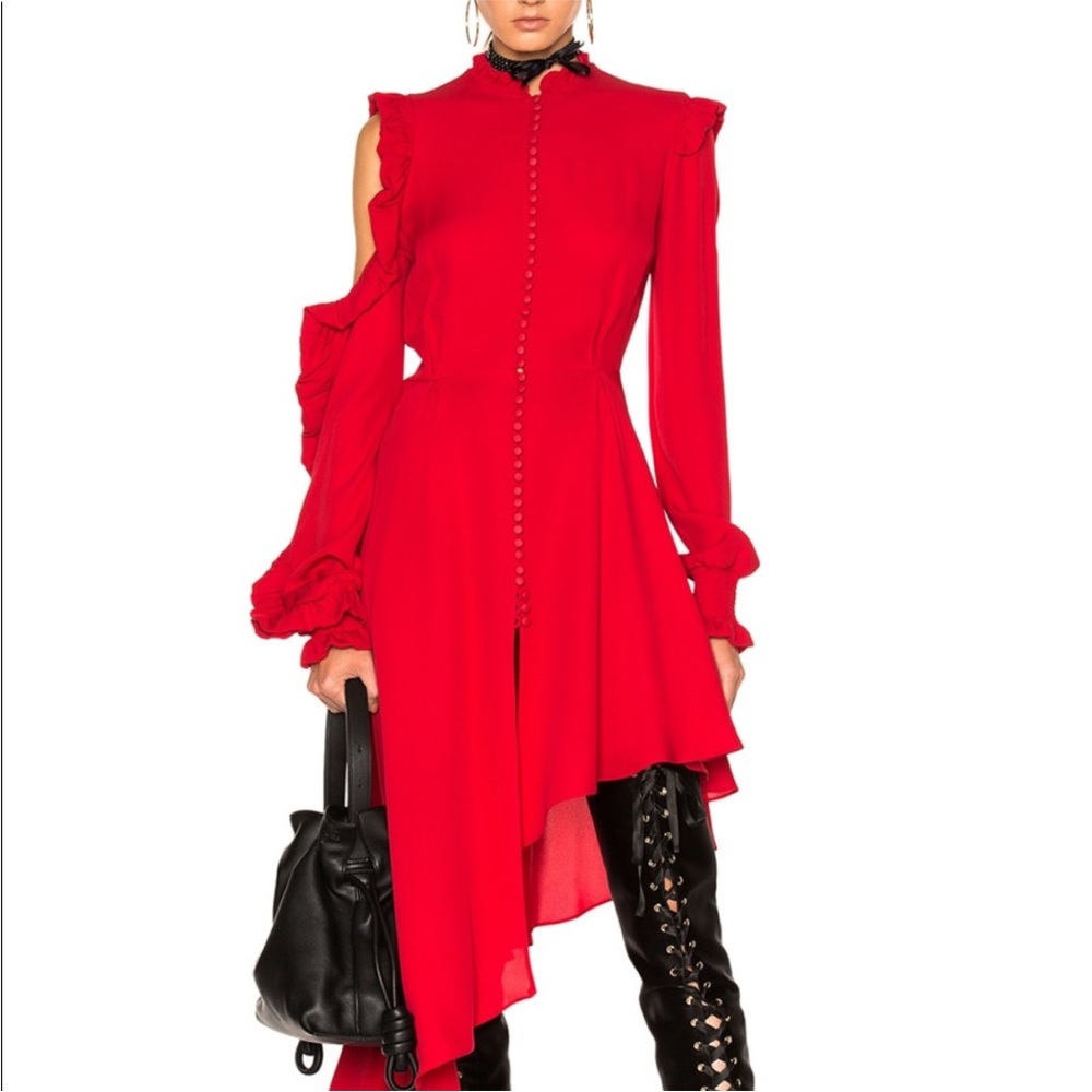 NWOT Magda Butrym asymmetrical dress